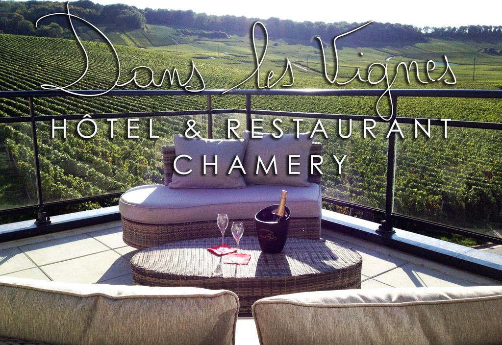 ホテル Dans Les Vignes Chamery エクステリア 写真
